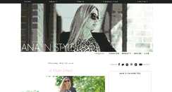 Desktop Screenshot of anainstyle.com